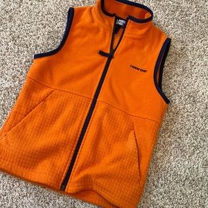 Boys Lands End Orange Vest Size S 6/7